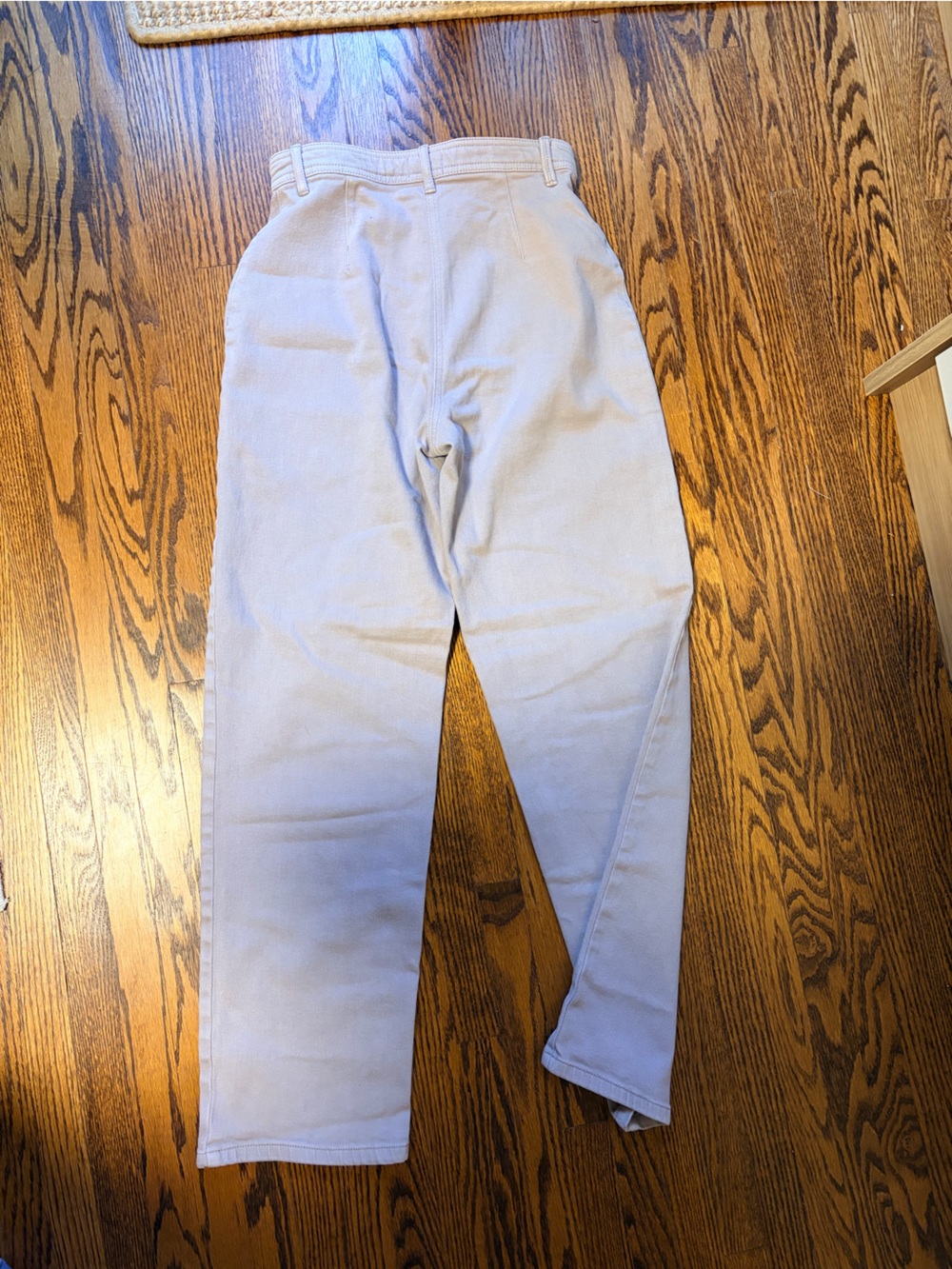 Wilfred Light Beige High-Waist Straight Trousers